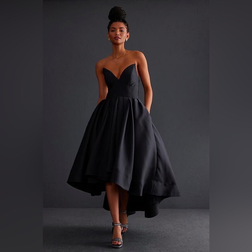 Hutch Anthropologie Sabrina Strapless Gown